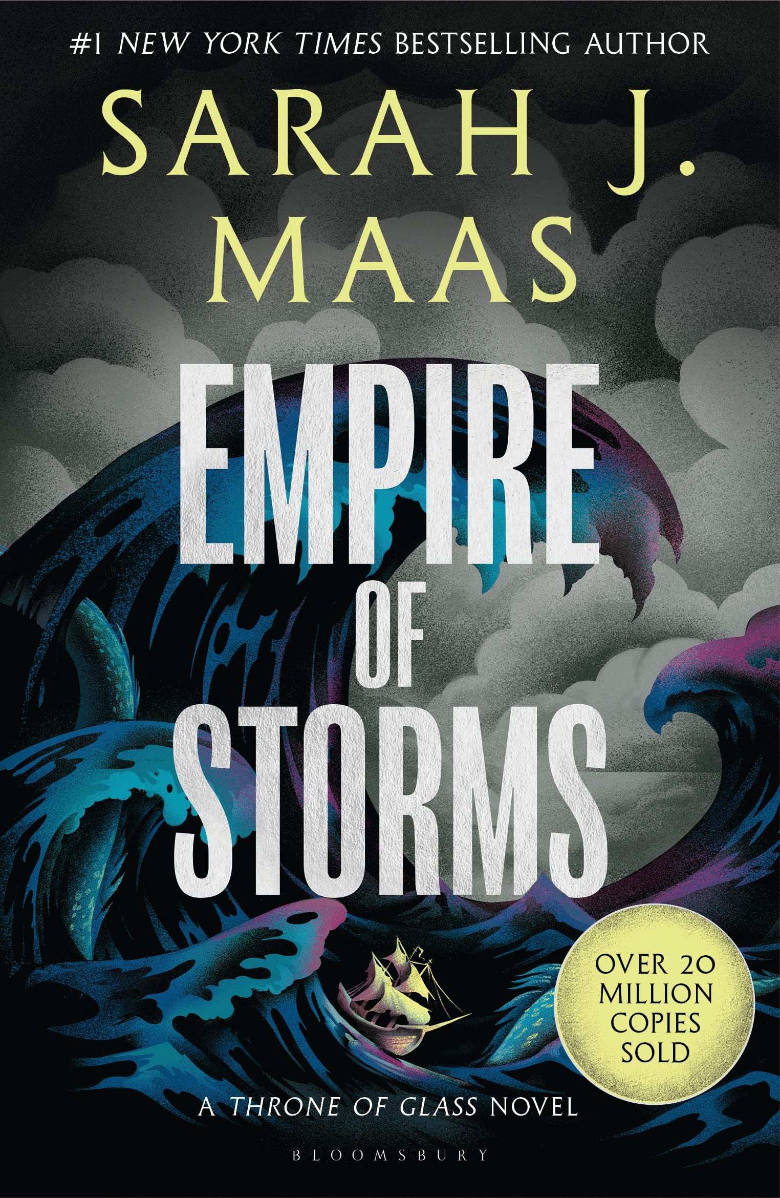 Empire Of Storms (Throne Of Glass 5) Sarah J. Maas 2024 Release